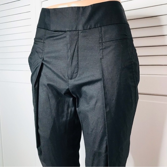 HELMUT LANG Black Lightweight Trousers Size 4 - Picture 4 of 10